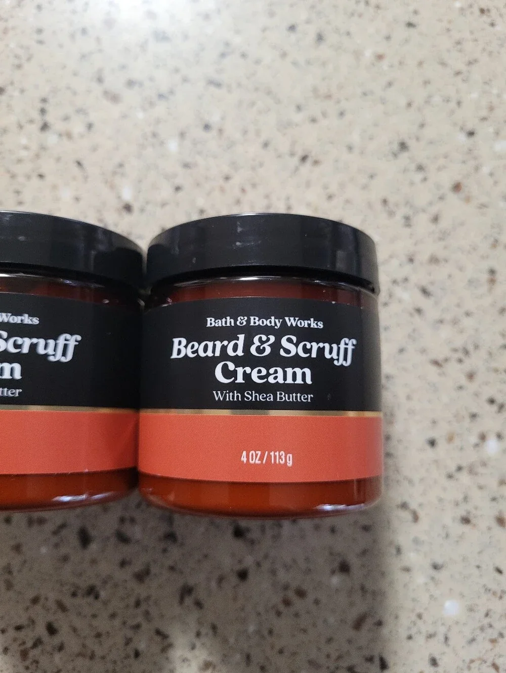 6 Bath & Body Works Mens Beard & Scruff Cream W/Shea Butter 4 oz Ea Discontinued